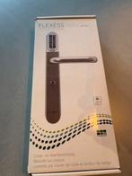 Klink en slot met code voor op buitendeur merk flexess, Ophalen of Verzenden, Zo goed als nieuw, Rvs, Slot