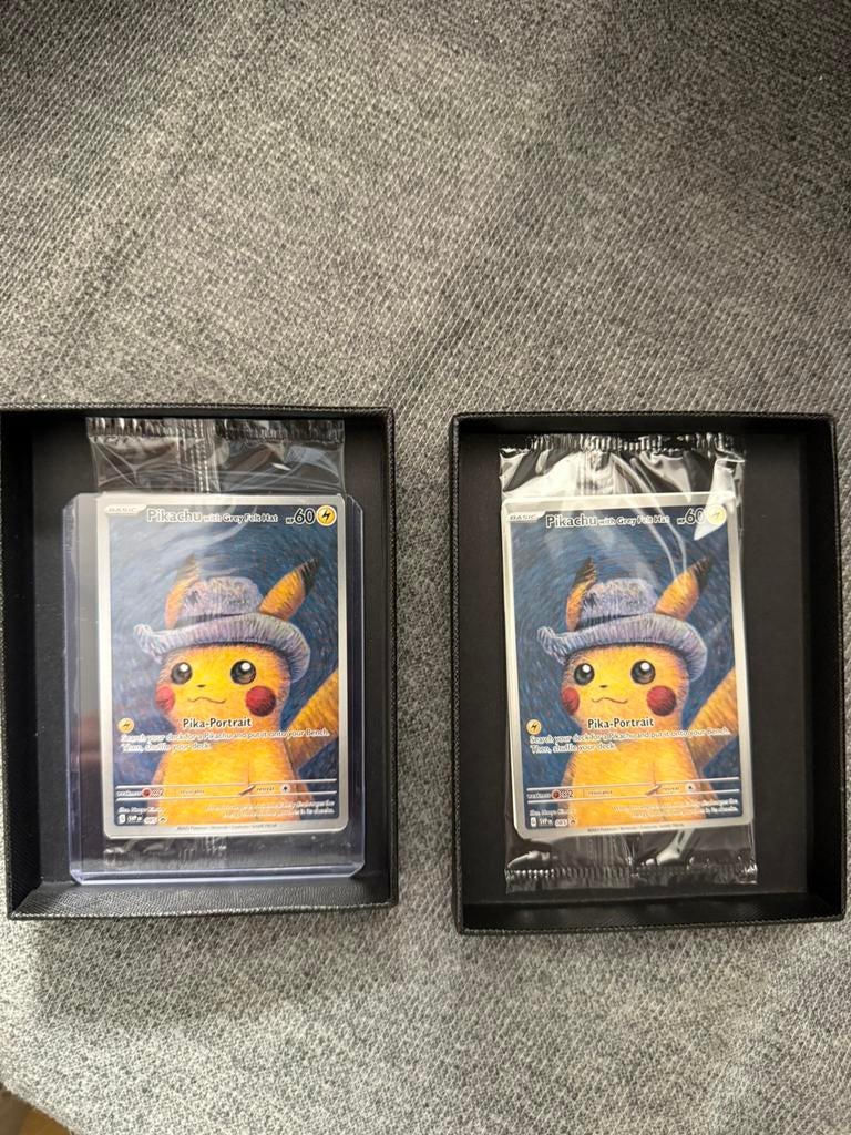 Pikachu van Gogh promo kaart sealed, Ophalen of Verzenden, Nieuw, Losse kaart