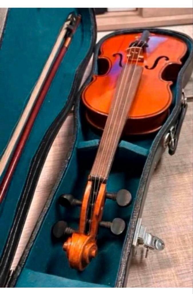 2/4 Viool voor beginners met koffer en strijkstok, Muziek en Instrumenten, Strijkinstrumenten | Violen en Altviolen, Gebruikt