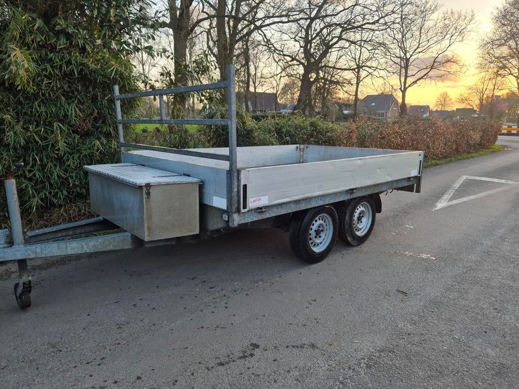 Hapert plateuwagen unieke maat!, Auto diversen, Aanhangers en Bagagewagens, Ophalen of Verzenden