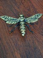 Grote messing libelle decoratie, Ophalen of Verzenden