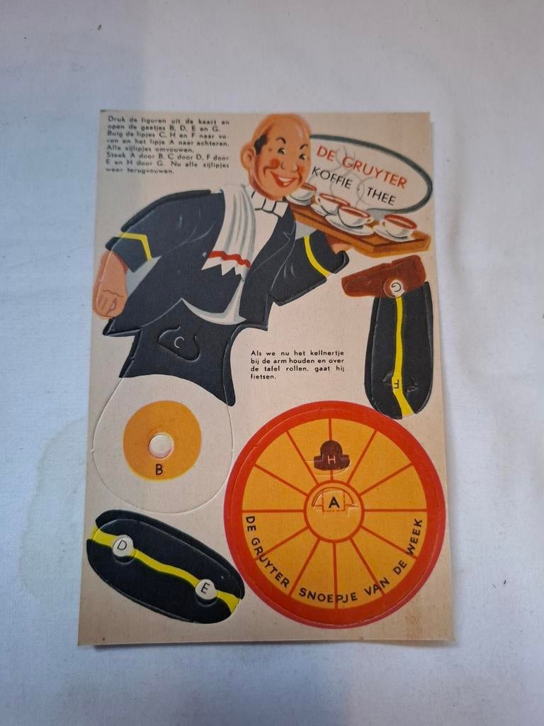 De Gruyter's snoepje van de week bouwplaat, Ophalen of Verzenden, Zo goed als nieuw, Gebruiksvoorwerp