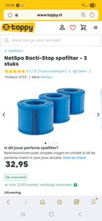 NetSpa Bacti-Stop Spafilter - 3 stuks, Ophalen of Verzenden, Nieuw, Filter, Vast