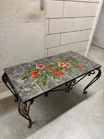 Prachtige Vintage Vallauris Salontafel | Jaren 60 | Smeedijz, Antiek en Kunst, Antiek | Meubels | Tafels, Ophalen