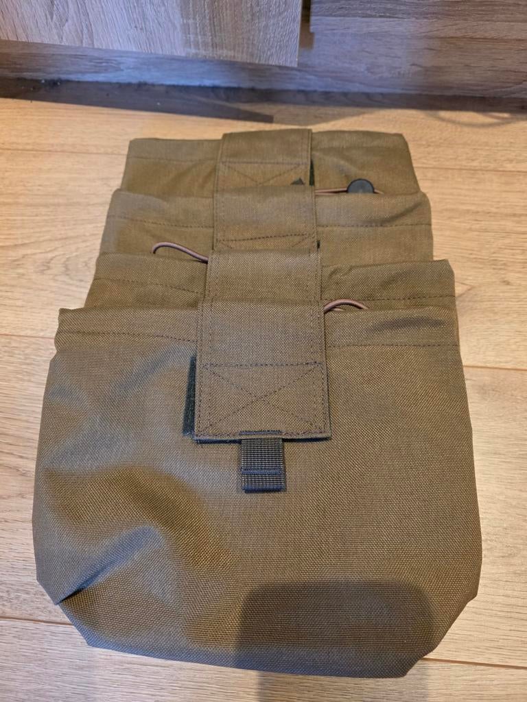 4x Droppouch Coyote Tan, Verzamelen, Militaria | Algemeen, Ophalen of Verzenden, Landmacht, Nederland