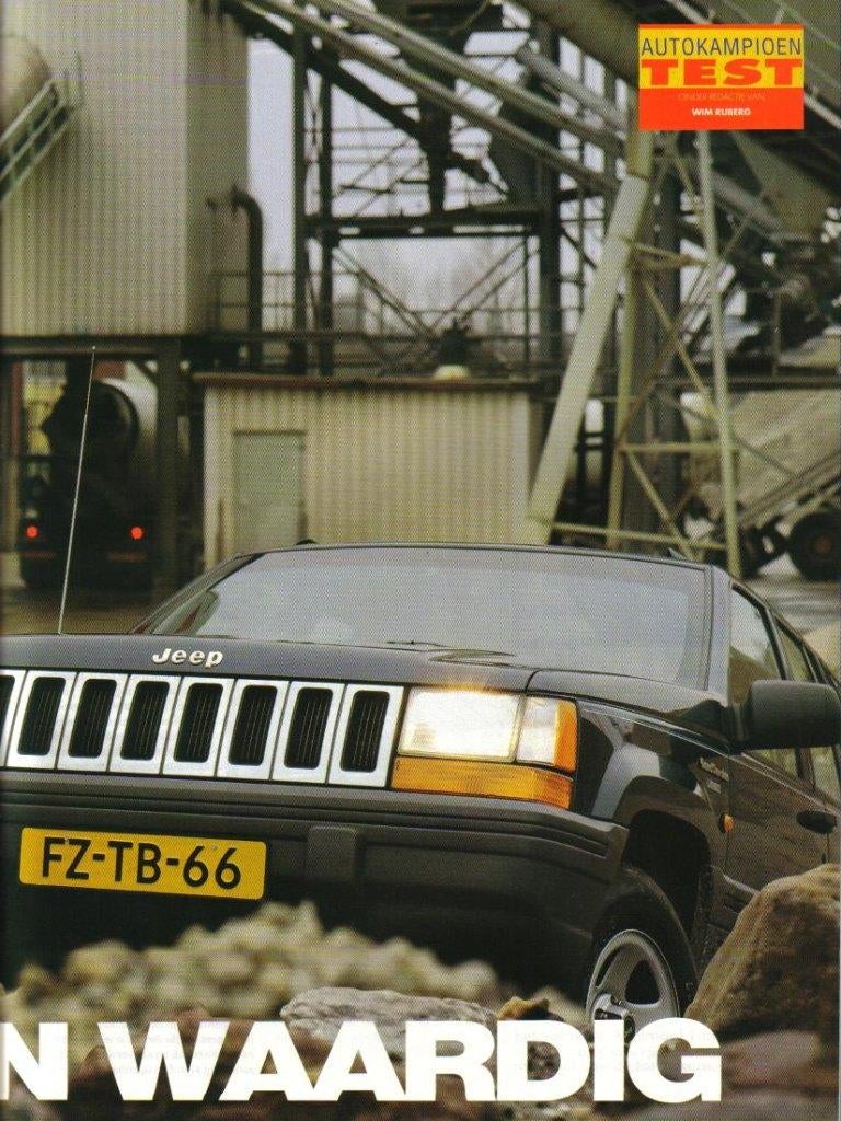 Autokampioen test Jeep Cherokee 1993, Boeken, Ophalen of Verzenden, Gelezen, Overige merken