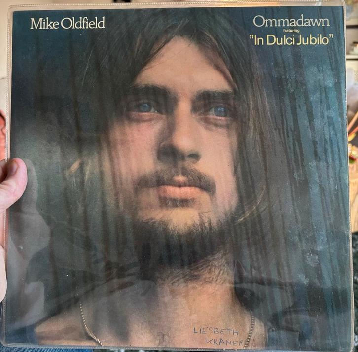 Mike Oldfield - Ommadawn LP + In Dulci Jubilo (Vinyl), Cd's en Dvd's, Vinyl | Pop, Gebruikt, 12 inch, Ophalen of Verzenden