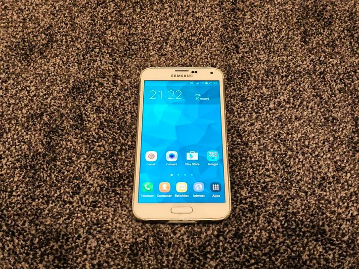 Samsung Galaxy S5 (16 GB, wit), Telecommunicatie, Mobiele telefoons | Overige merken, Gebruikt, Zonder abonnement, Zonder simlock