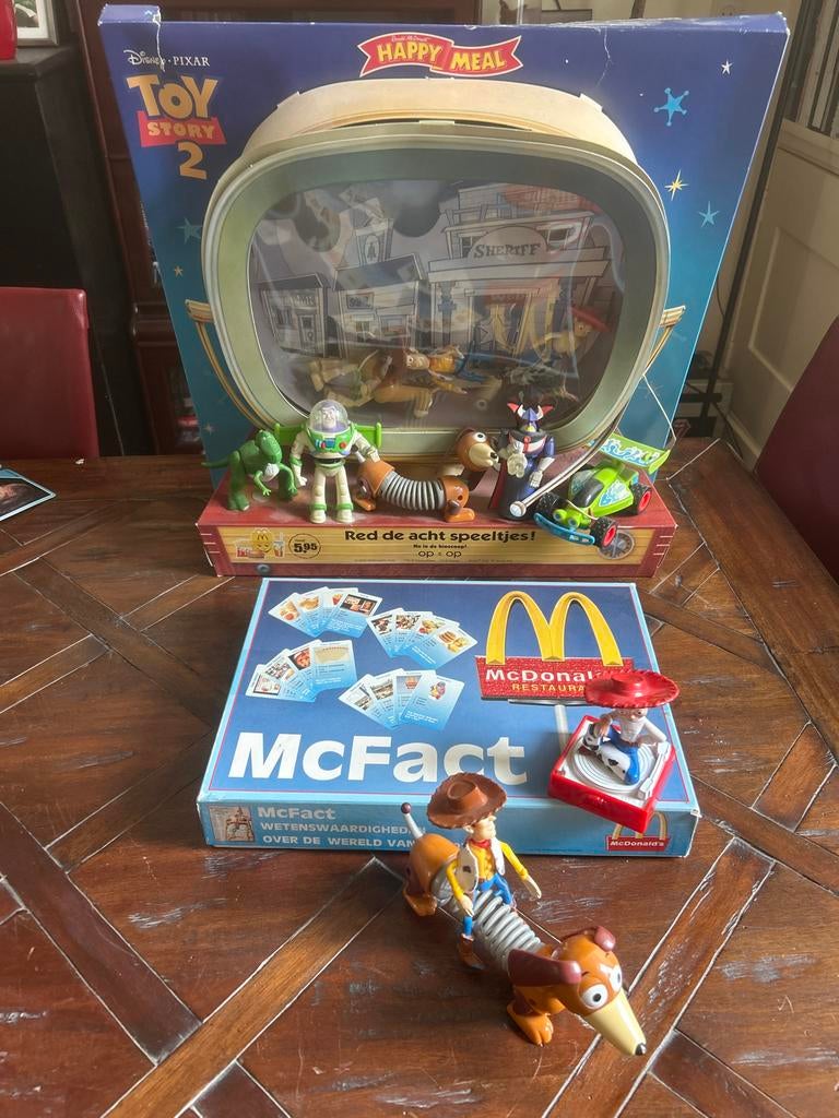 Toy Story McDonald's Display Happy Meal 2000 & McFact Spel, Ophalen of Verzenden, Gebruikt