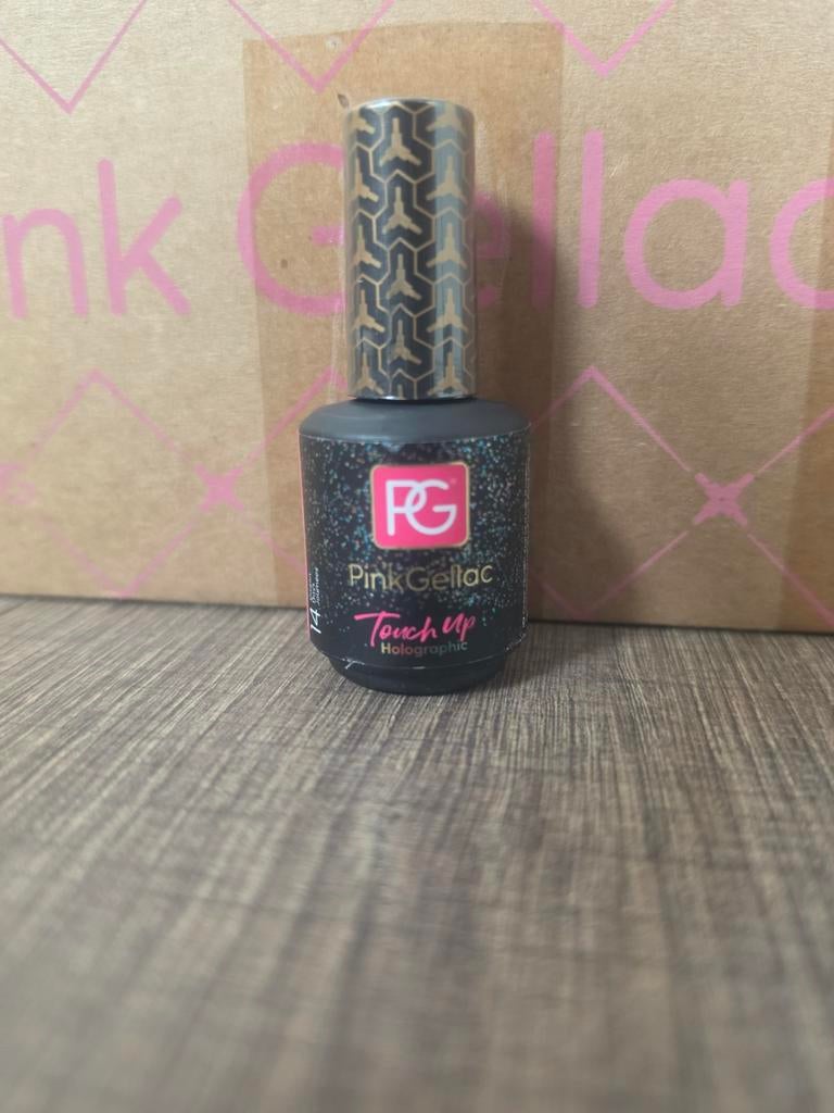 Pink Gellac Touch Up Holographic, Ophalen of Verzenden, Gebruikt, Handen en Nagels, Make-up