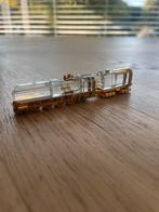 Swarovski trein met goud, Verzamelen, Swarovski, Ophalen, Zo goed als nieuw, Figuurtje