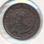 Nederland halve cent 1898 Wilhelmina, Ophalen of Verzenden, Koningin Wilhelmina, Overige waardes, Losse munt