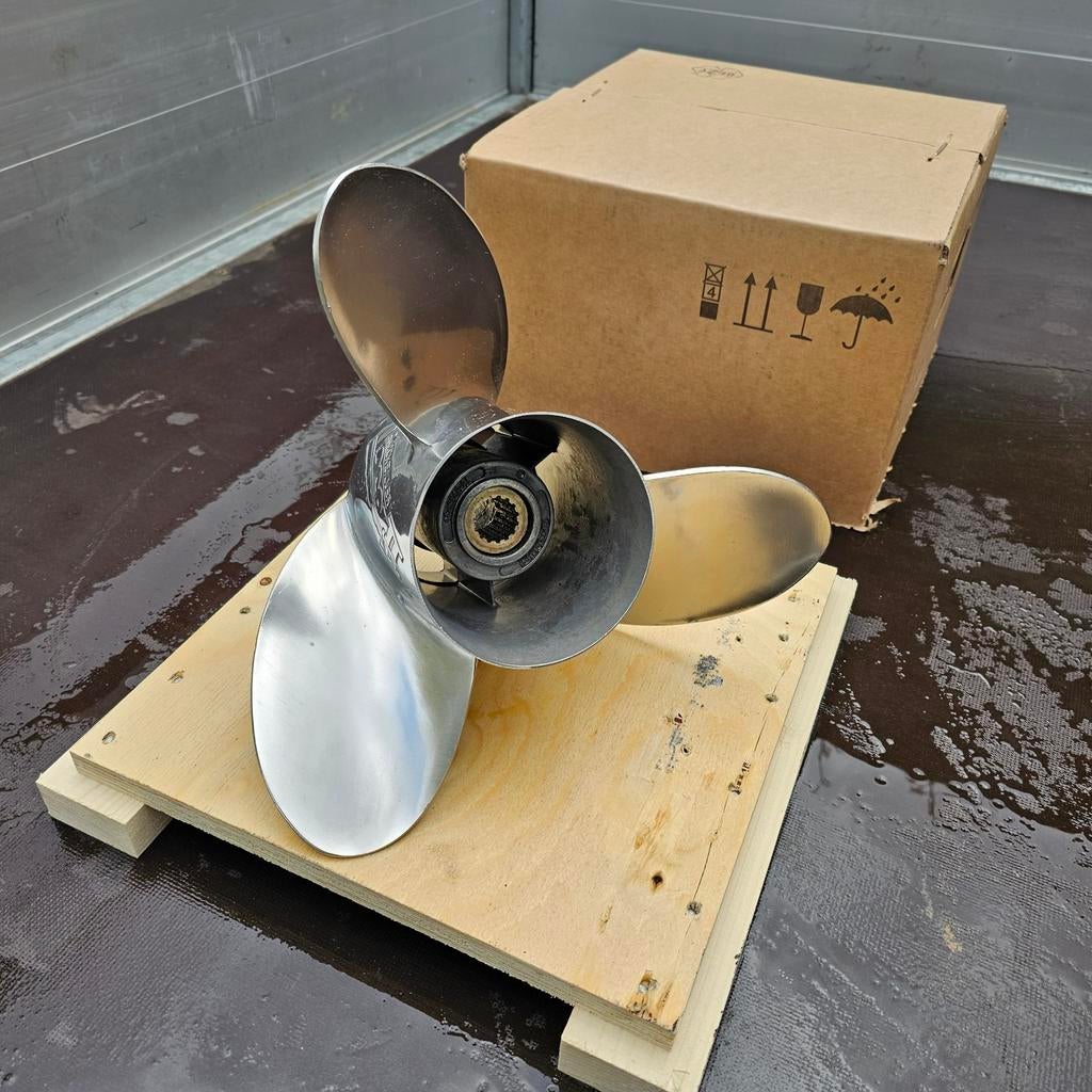 Laser ll 21 Pitch  RVS Propeller Schroef laser 2, Watersport en Boten, Ophalen of Verzenden, Motor en Techniek