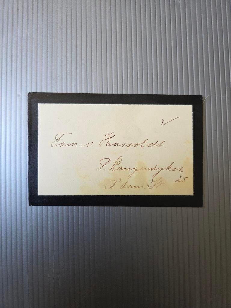 Oude envelop + adreskaartje Amsterdam ( jaren ’30), Computers en Software, Harde schijven, Gebruikt, Desktop, Ophalen of Verzenden