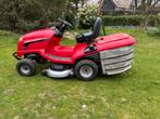 Honda 2417 Twin Zitmaaier met achteropvangbak - ZGAN, Tuin en Terras, Zitmaaiers, Ophalen, Zo goed als nieuw, Opvangbak, 90 tot 120 cm