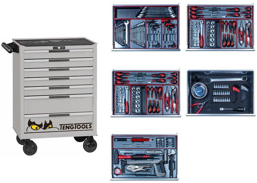 Gereedschapswagen Moto set 325 dlg Teng Tools / Nieuw
