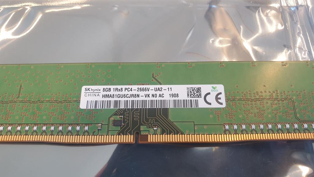 8GB Hynix DDR4 2667MHz Geheugenmodule voor Desktop, Computers en Software, RAM geheugen, DDR4, 8 GB, Ophalen of Verzenden, Zo goed als nieuw
