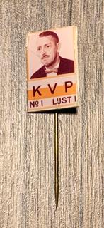 KVP: No.1 Lijst 1 Speldje, Verzamelen, Religie, Ophalen of Verzenden