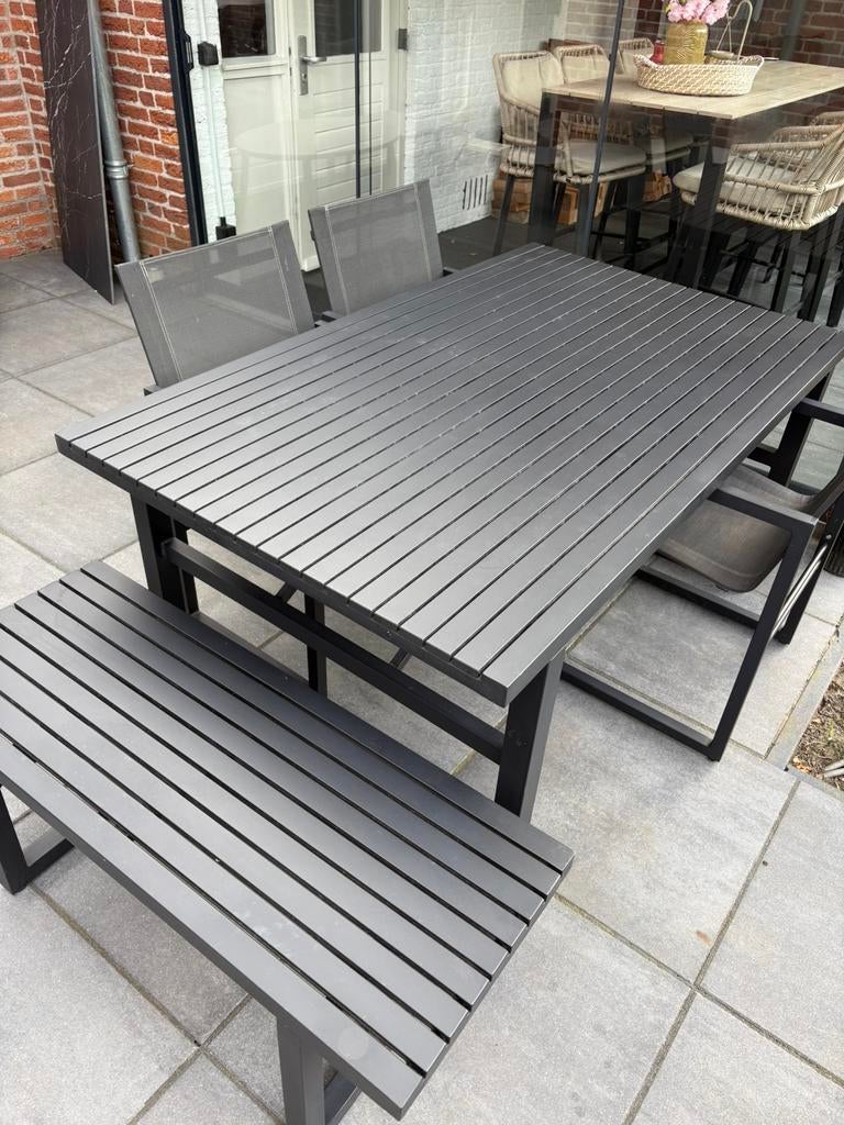 Brafab verdi tuinset showmodel, Tuin en Terras, Tuinsets en Loungesets, Ophalen, Zo goed als nieuw, Aluminium