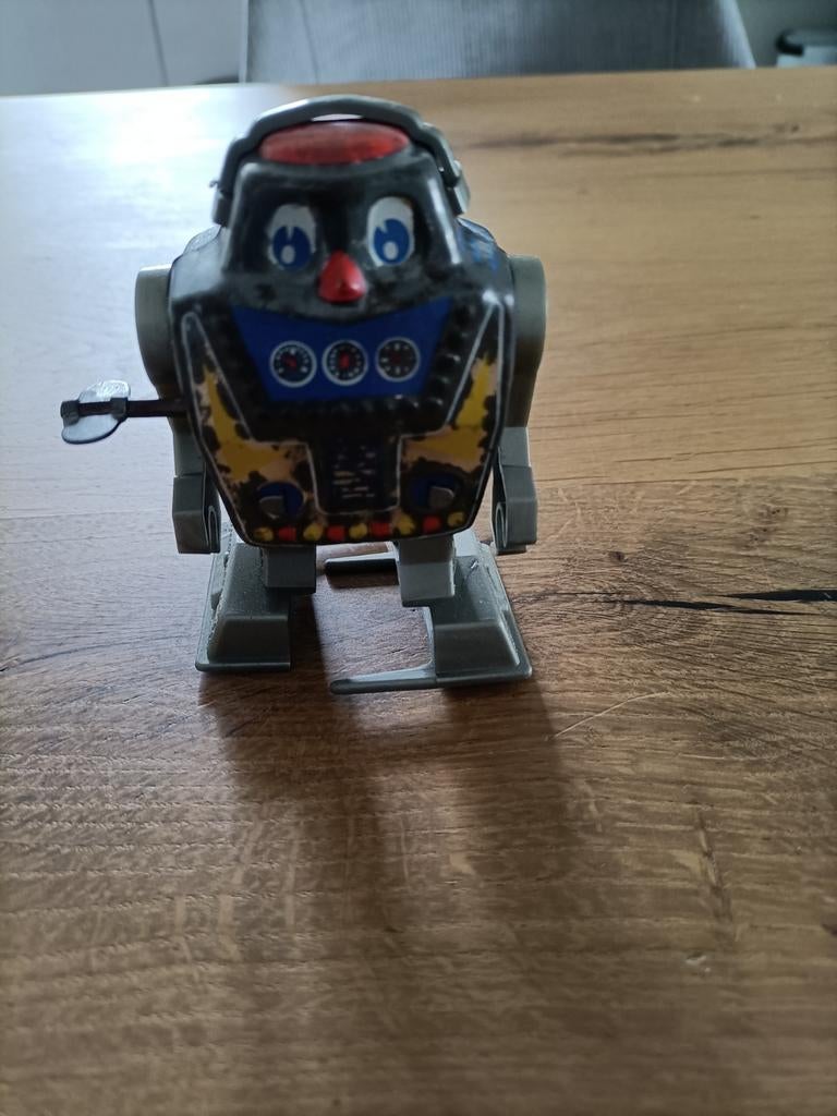 Vintage Opwindbaar Robot Speelgoed - Klassieke Tin Toy, Ophalen, Gebruikt, Jongen of Meisje