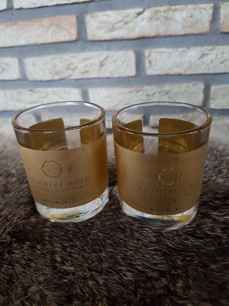 Rituals Waxinelichtjes, 2 Stuks!! LEEG!!, Huis en Inrichting, Overige materialen, Gebruikt, Ophalen of Verzenden, Kaars