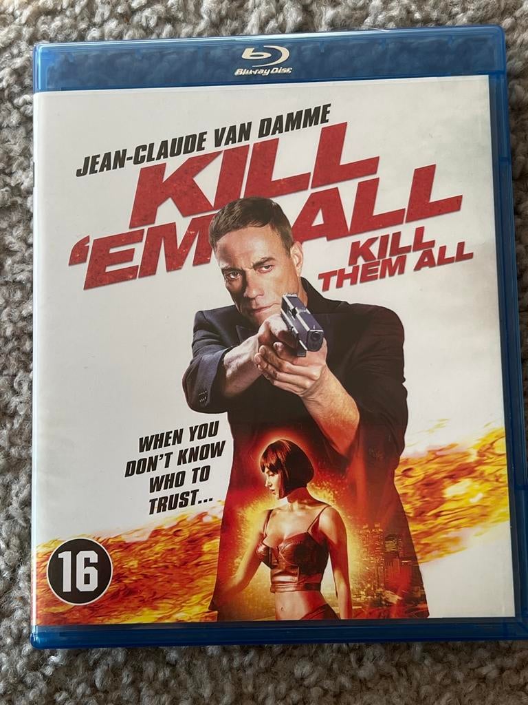 Kill 'Em All Blu-ray - Jean-Claude Van Damme Actie, Ophalen of Verzenden, Zo goed als nieuw, Actie