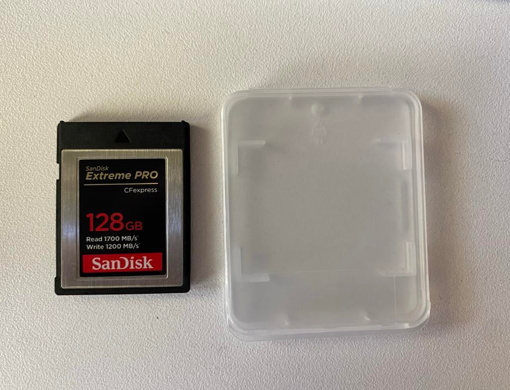 SanDisk Extreme PRO CFexpress type B 128GB (Nieuwstaat), Audio, Tv en Foto, Fotografie | Geheugenkaarten, Ophalen of Verzenden