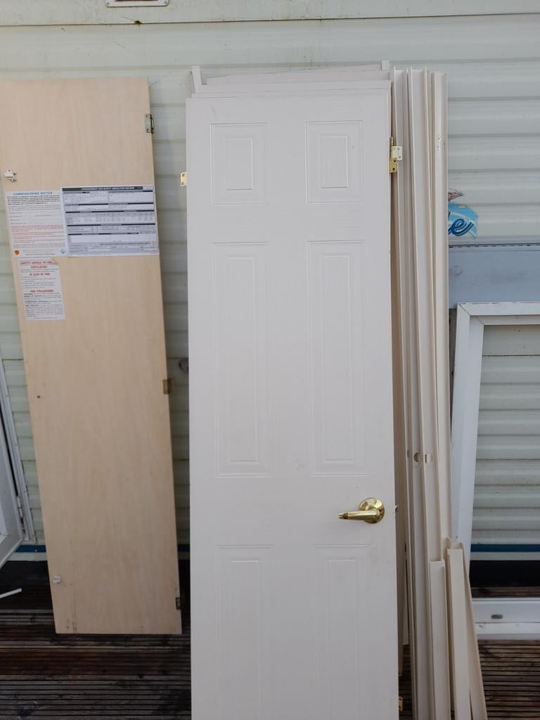 Originele deuren stacaravan 53x 188,5, Doe-het-zelf en Verbouw, Deuren en Horren, Ophalen, Kunststof, Minder dan 80 cm, Binnendeur