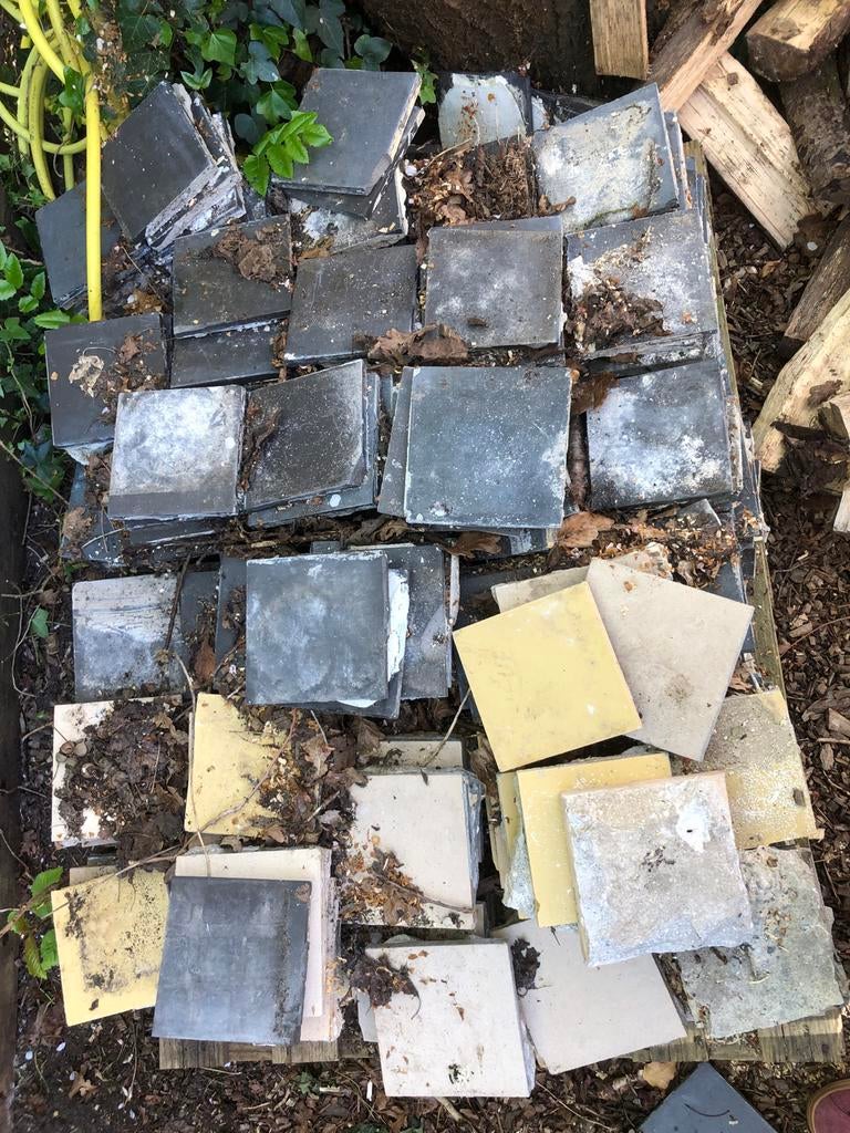 GRATIS Diverse partij gebruikte tegels, Ophalen, Gebruikt, Keramiek, Minder dan 20 cm