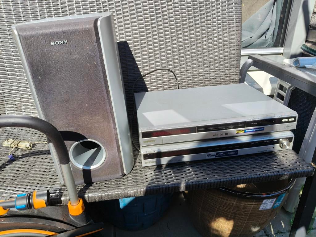 Sony S-Master Home Cinema Set met DVD Recorder en Subwoofer, Ophalen of Verzenden, 5.1-systeem, 70 watt of meer, Sony