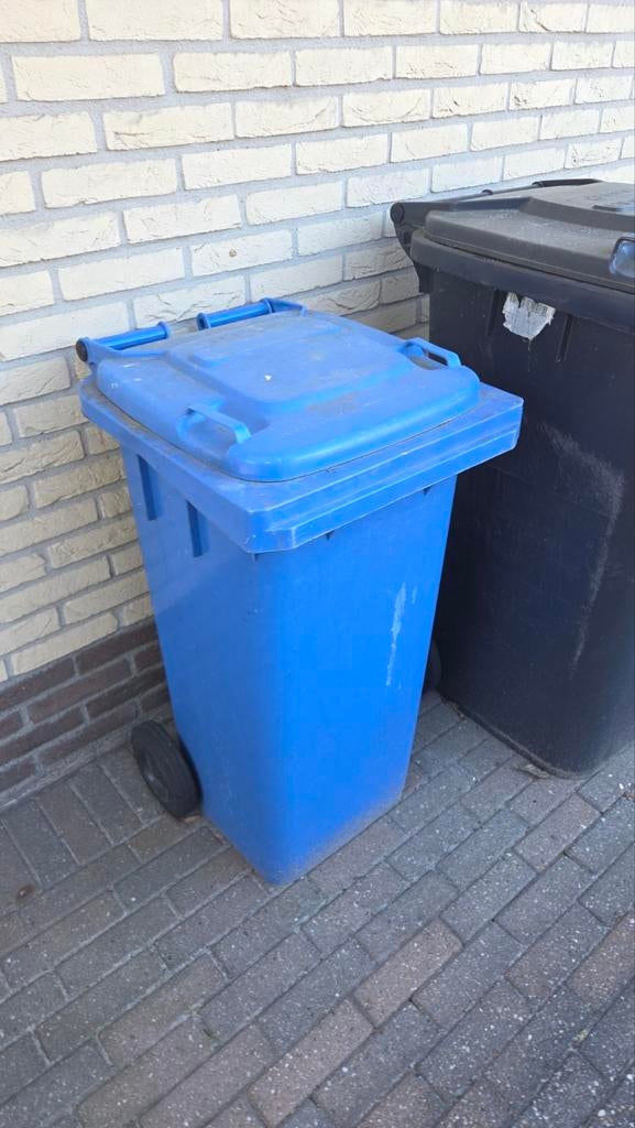 Blauwe 140 liter Otto afvalcontainer / kliko met wielen, Huis en Inrichting, Ophalen, Kunststof, Gebruikt, 40 liter of meer