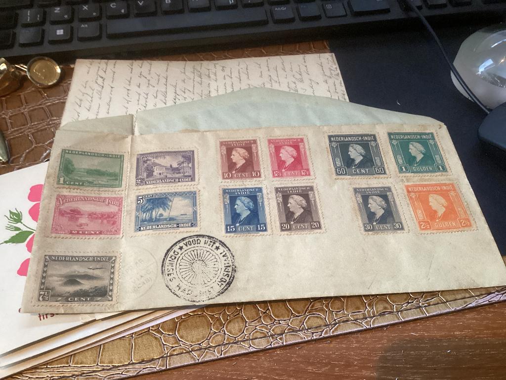 No500 Voorloper Ned Indie april 1946 voor het princes Magrie, Postzegels en Munten, Postzegels | Eerstedagenveloppen, Ophalen