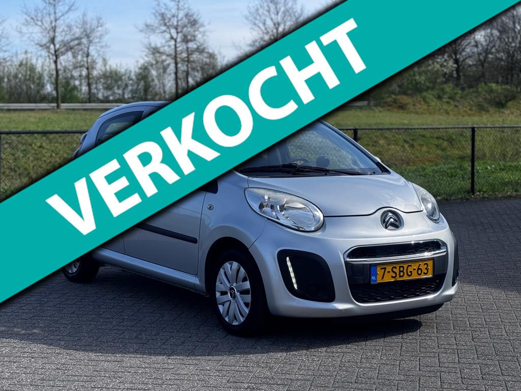 Citroen C1 1.0 Collection+Airco+DealerOnderhouden+NAP, Auto's, Voorwielaandrijving, Euro 5, Gebruikt, 4 stoelen