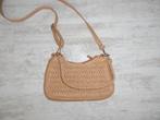 Rieten tas schoudertasje, Verzenden, Nieuw, Beige, Schoudertasje