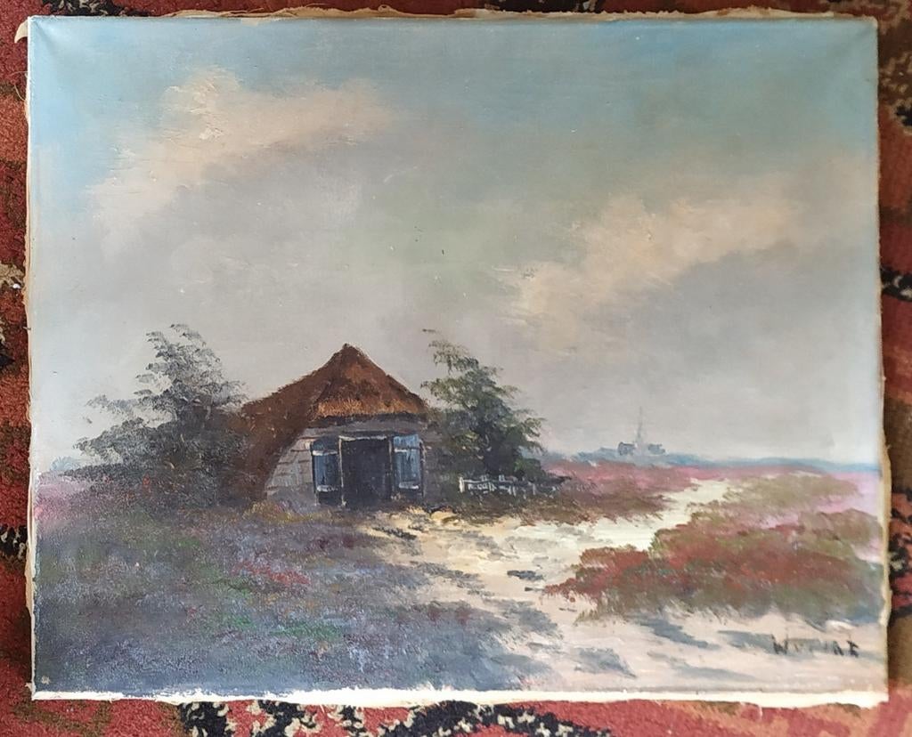 Mooi schilderij zonder lijst 41-51, Ophalen of Verzenden