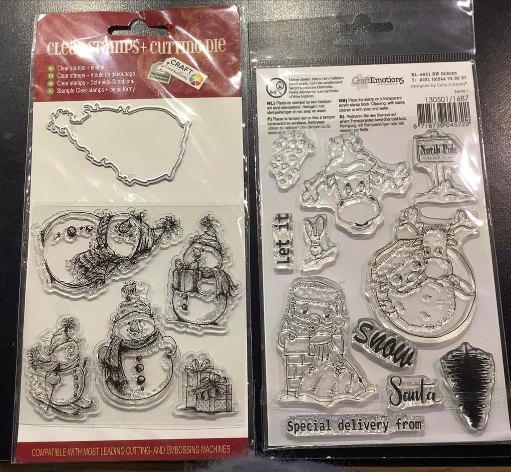 32 stuks Clear stamps, Ophalen of Verzenden, Zo goed als nieuw, Clearstamp