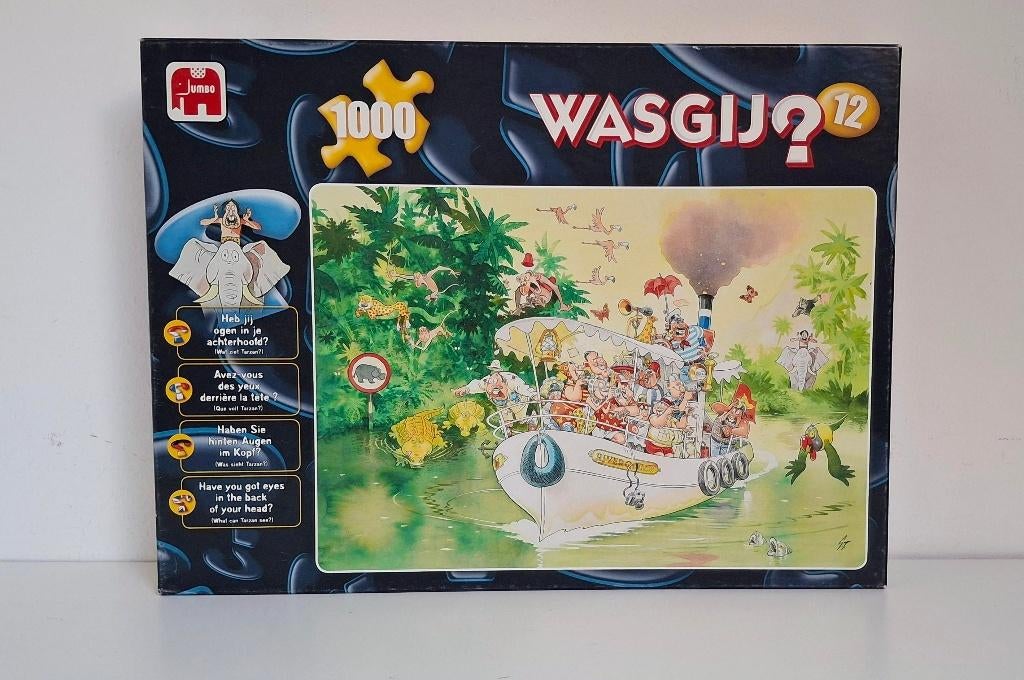 WASGIJ nr 12 JUMBO legpuzzel 1.000st Compleet € 5,99, Ophalen of Verzenden, 500 t/m 1500 stukjes, Zo goed als nieuw, Legpuzzel