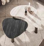 Salontafel Set Travertine - Nieuw- Japandi Organisch, Huis en Inrichting, Tafels | Salontafels, Overige materialen, 50 tot 100 cm