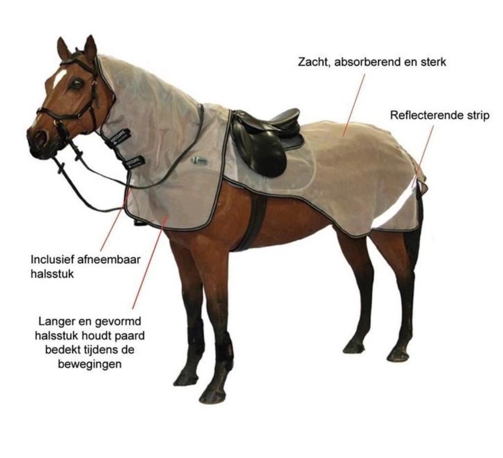 Rambo Vamoose Rij vliegendeken *Flyride - XL, Dieren en Toebehoren, Paarden en Pony's | Dekens en Dekjes, Ophalen of Verzenden