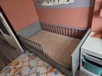 Kinderbed met opbergruimte en matras - lichte gebruikssporen, Ophalen, Gebruikt, 70 tot 85 cm, 140 tot 160 cm
