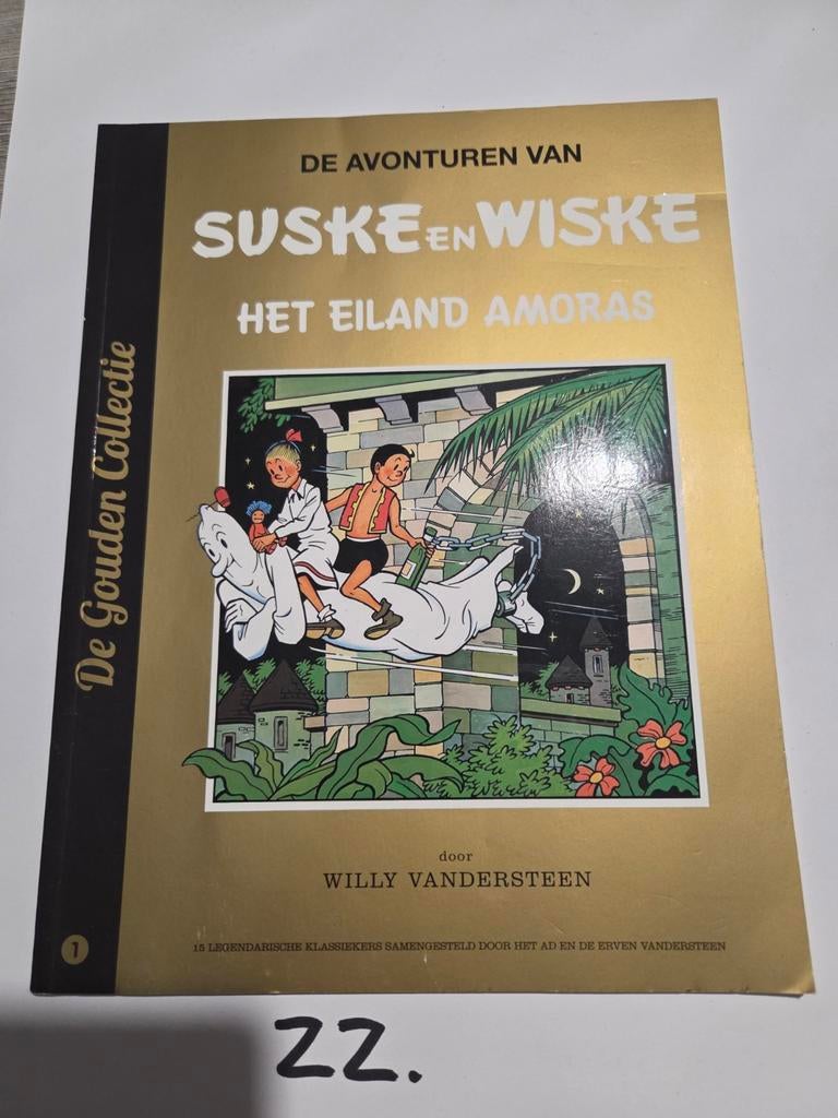 Suske en Wiske - Het Eiland Amoras (De Gouden Collectie), Boeken, Stripboeken, Ophalen of Verzenden