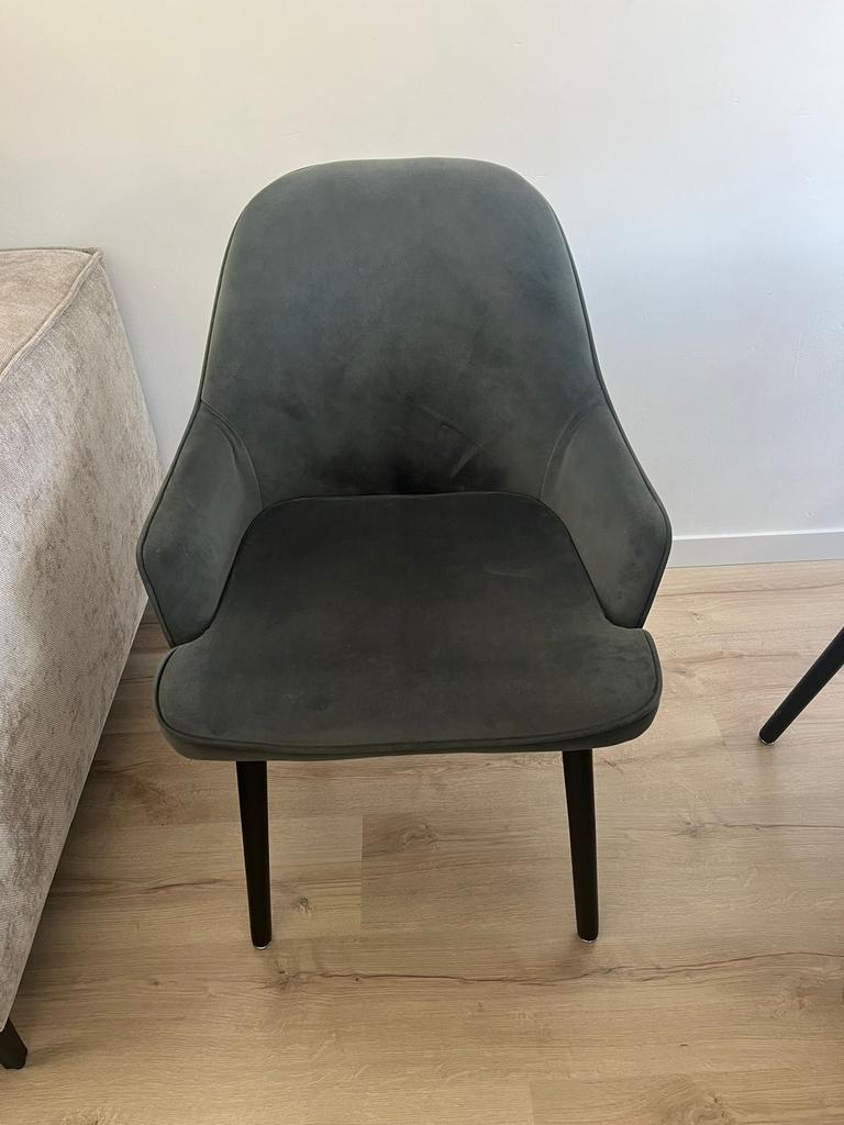 Eetkamerstoelen 8x, Ophalen, Gebruikt, Vijf, Zes of meer stoelen, Stof