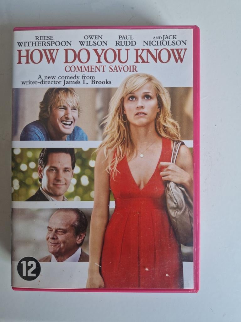 How Do You Know - Romantische Komedie DVD, Vanaf 12 jaar, Ophalen of Verzenden, Zo goed als nieuw, Romantische komedie