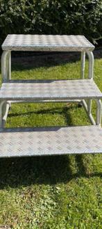 Caravan Camper Opstap - 3 Treden Aluminium, Ophalen, Zo goed als nieuw