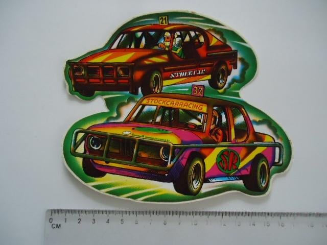 sticker oud BMW Ford Capri autocross auto cross rally race, Verzenden, Zo goed als nieuw, Bedrijf of Vereniging