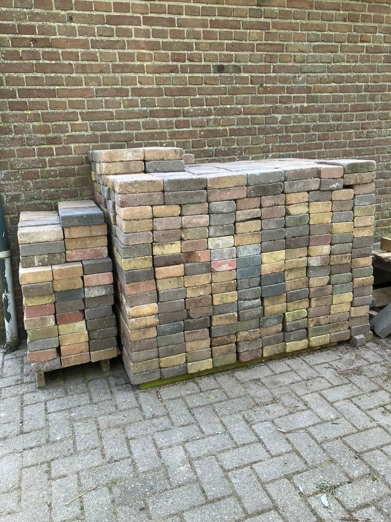 Cobblestones / Koppelstenen 21x14,5x6 800 stuks - 13,7 m2, Ophalen, Overige typen, Zo goed als nieuw, Natuursteen