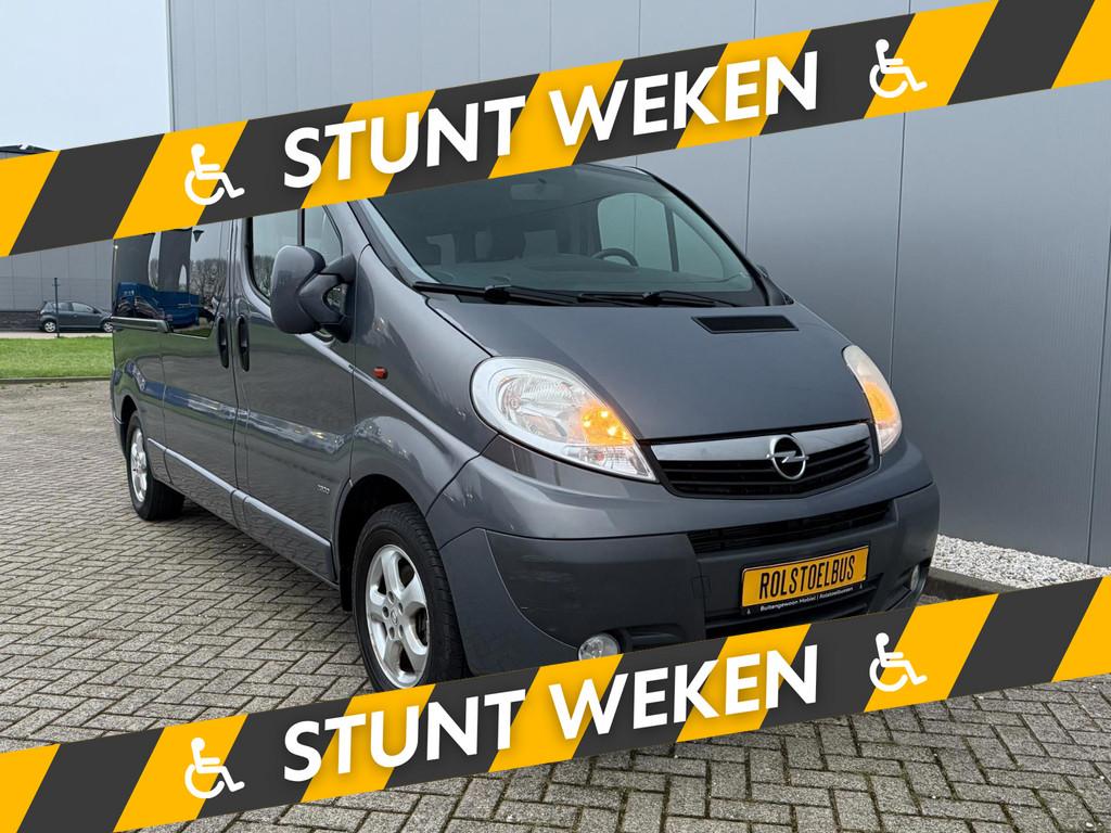 Opel Vivaro Rolstoelbus Zelfrijder | Airco, 12 maanden, Stof, Gebruikt, Zwart