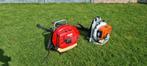 2 ruggedragen benzine bladblazers  Stihl SR320 en solo 472, Tuin en Terras, Bladblazers, Ophalen, Benzine, Gebruikt, Ruggedragen