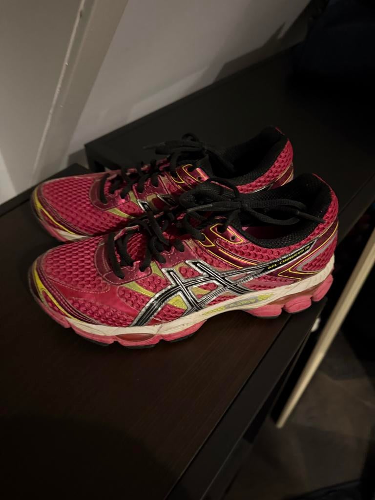 Asics Gel-Cumulus hardloopschoenen - Roze 39,5, Ophalen of Verzenden, Gedragen, Roze, Sportschoenen