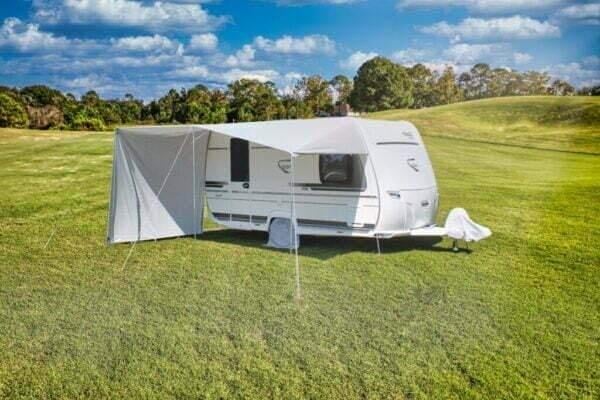 schuifluifel voor caravan omloopmaat  11  900-925, Ophalen, Zo goed als nieuw